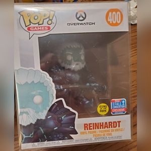 Funko Pop Games! Overwatch Reinhardt- Glow in the Dark!